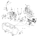 Page A Diagram and Parts List for CI153120PS 2001 Campbell Hausfeld Compressor